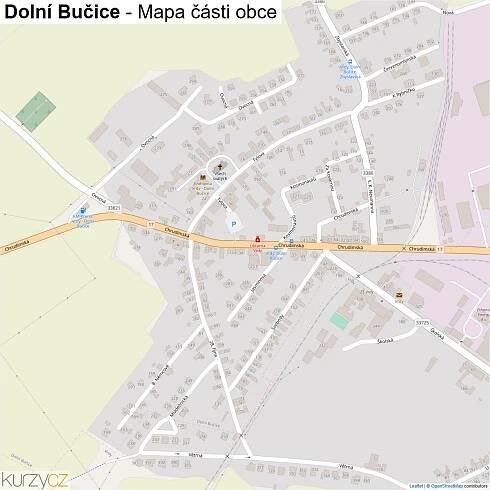 Dolní Bučice - mapy | Kurzy.cz