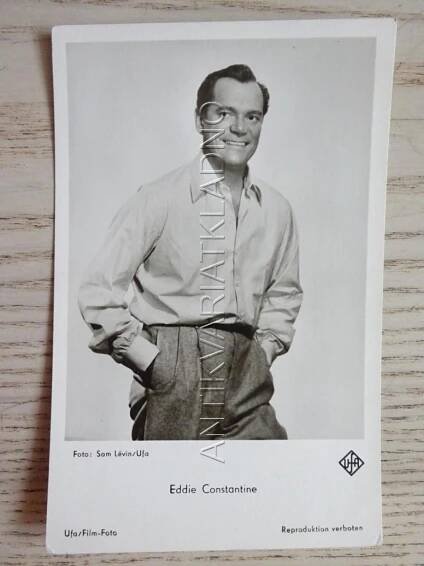 EDDIE CONSTANTINE, ZPĚVÁK - Pohlednice