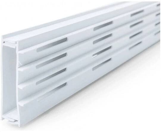 COVERNIT Difuzní lišta pro odvětrání vlhkého zdiva, exteriérová 70 x 14 x 2000mm