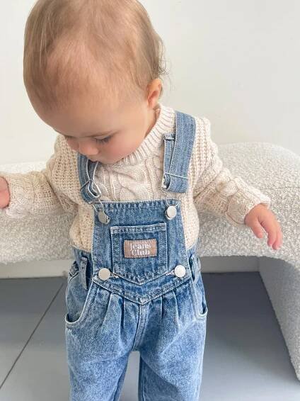 Twin Collective /STARDUST OVERALL-80s BLUE | littlebonheur