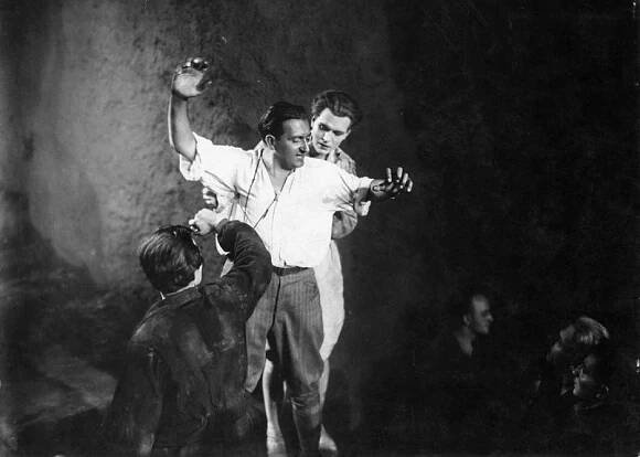 Fritz Lang, Gustav Fröhlich - Metropolis - Z natáčení