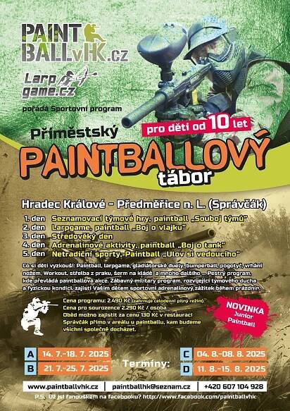 Paintball - Správčický rybník