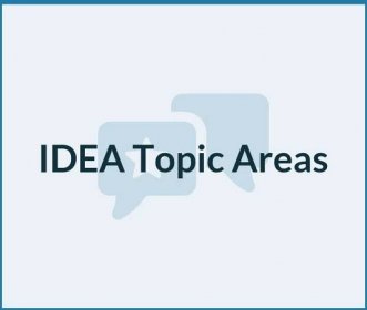 IDEA Topic Areas