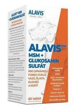 ALAVIS MSM + Glukosamin sulfát 60 tablet