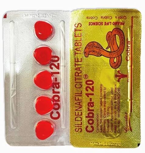 Cobra 120mg - Efektivní lék na zlepšení mužské potence