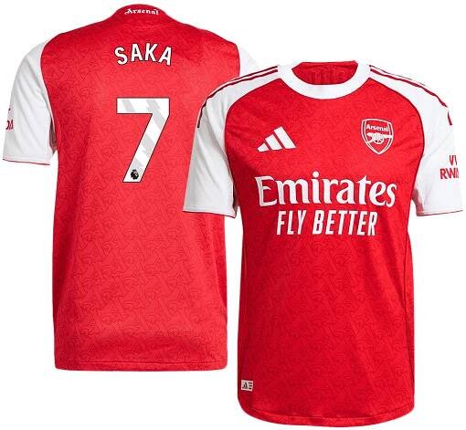Domácí Fotbalový Dres Arsenal 25/26 Authentic SAKA #7