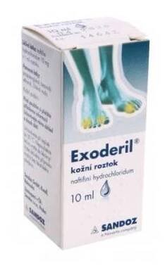 Exoderil 10mg/ml kožní roztok 10 ml