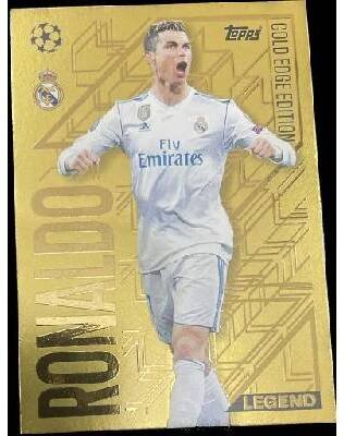 Cristiano Ronaldo Gold Edge Edition Match Attax 2024/2025 Real Madrid 24/25 #GE7