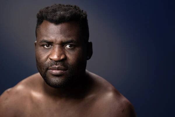 Portrait of Francis Ngannou.