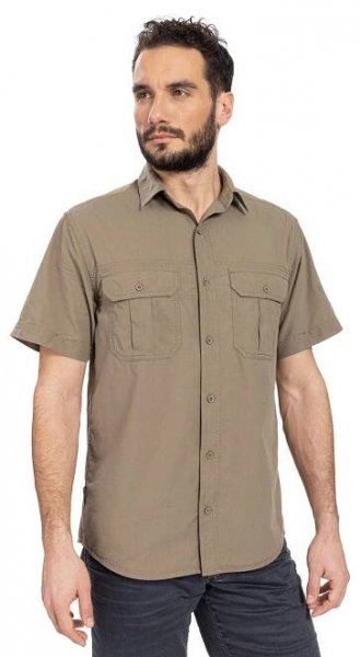 Pánská bavlněná košile Evans, khaki Bushman.cz