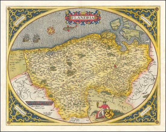 File:Flandria (Vlaanderen Flanders) 1584 Map by Abraham Ortelius.jpg - Wikimedia Commons