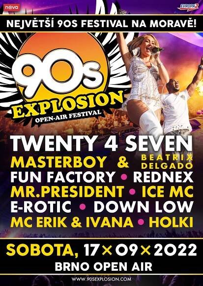 90s Explosion Open Air Festival / Brno / 17. 9. 2022