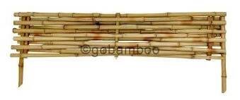 Pleten� bambusov� zahradn� lem p��rodn� 90 &times; 35 cm