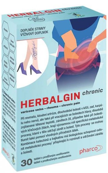 HERBALGIN chronic 30 tabliet