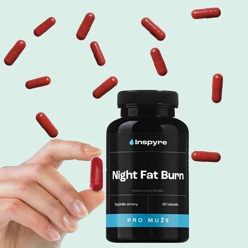 Produkt Night Fat Burn - noční spalovač tuků pro muže, 60 tobolek