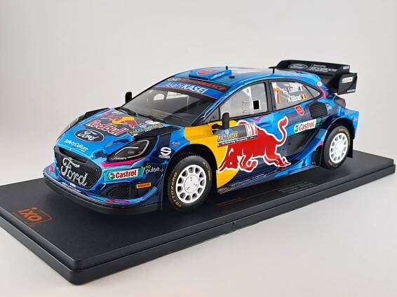 Ford Puma No.7 WRC1 Rallye Sweden P-L.Loubet/N.Gilsoul 2023 1:18 IXO