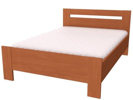 Postel NÁBYTEK MIKULÍK s.r.o. MONTY - postel 120x200cm / 140x200cm Dekor: olše, Šířka pro matraci: 120cm, Varianta: Síla bočnice 18mm Dekor: olše