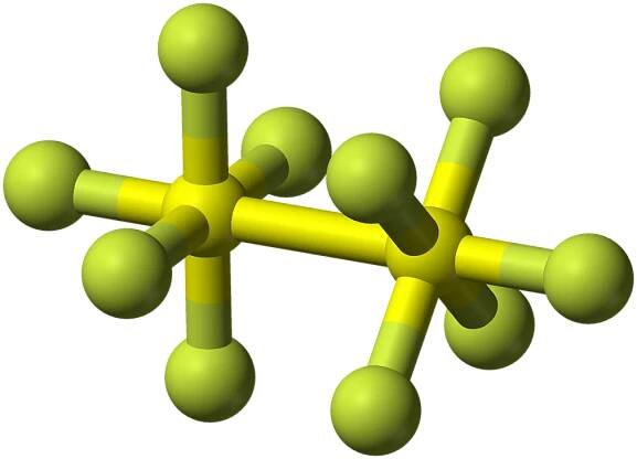 Soubor:Disulfur-decafluoride-3D-balls.png – Wikipedie