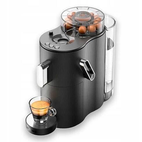 Elegantní kávovar na kapsle CAFE ROYAL CoffeeB Globe ČERNÝ Model CoffeeB