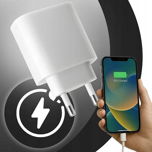 RYCHLÁ SÍŤOVÁ NABÍJEČKA PRO TELEFON APPLE IPHONE USB-C NAPÁJECÍ ADAPTÉR 20W Kód výrobce E883