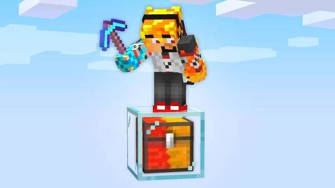 Minecraft, ale celý svět je 1 SUPER chestka...