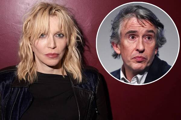 Courtney Love and Steve Coogan