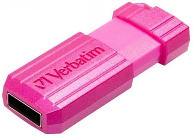 Verbatim Store 'n' Go PinStripe 64 GB USB 2.0 49962, růžový - dárek