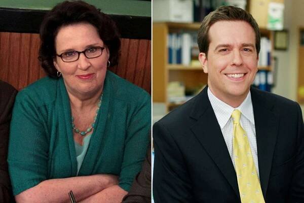 THE OFFICE -- "Local Ad" Episode 5 -- Aired 10/25/2007 -- Pictured: Ed Helms as Andy Bernard (Photo by Byron Cohen/NBCU Photo Bank/NBCUniversal via Getty Images via Getty Images) THE OFFICE -- "A.A.R.M." Episode 922 -- Pictured: (l-r) Leslie David Baker as Stanley Hudson, Phyllis Smith as Phyllis Vance, Creed Bratton as Creed Bratton -- (Photo by: Chris Haston/NBCU Photo Bank/NBCUniversal via Getty Images via Getty Images)
