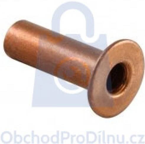 Nýt s plochou hlavou dutý, forma C, DIN 7338C, měděný (Cu) 6 x 25 - hobby balení, balení 1 ks od 34 Kč - Heureka.cz