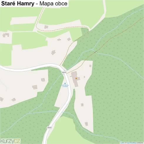 Staré Hamry - mapy | Kurzy.cz