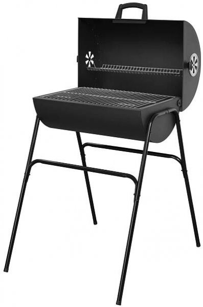 Grillmeister Sudový gril na dřevěné uhlí