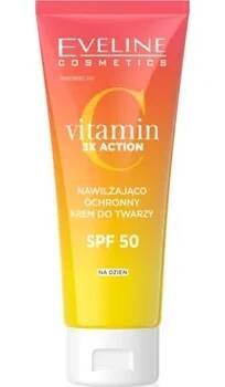Pleťový krém Eveline Cosmetics Vitamin C 3x Action hydratační denní krém SPF 50 30 ml