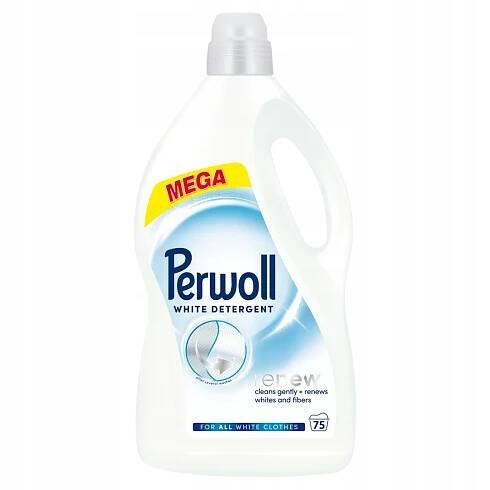Tekutý prací prostředek na bílé prádlo Perwoll 3,75 l