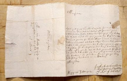 ❗321 let starý pozdně barokní listina,dopis 1702❗ - Starožitnosti a umění