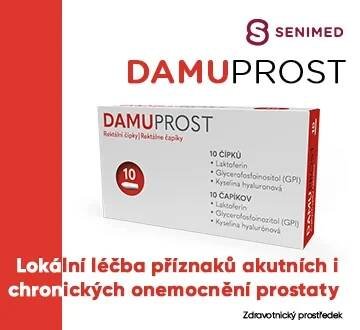 Damuprost – Lokální léčba příznaků akutních i chronických onemocnění prostaty