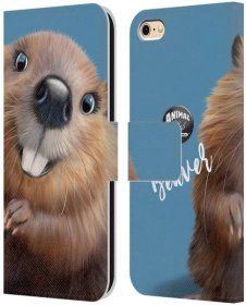 Pouzdro HEAD CASE pro mobil Apple Iphone 6 / 6S - roztomilá zvířátka - malý bobřík