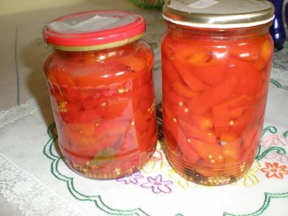 Recept: Červená paprika v nálevu