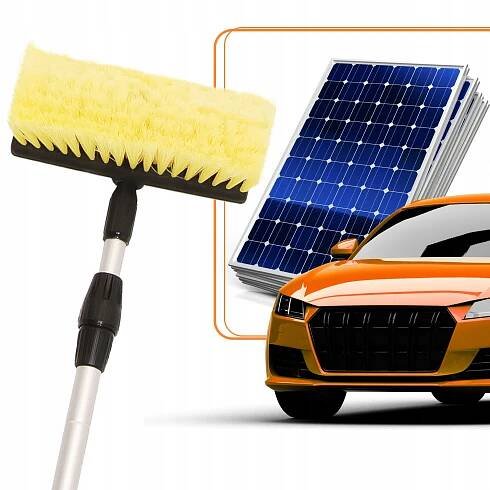 Kartáč na mytí auta 170 cm FOTOVOLTAICKÝCH PANELŮ Smeták Teleskopo 7A za 512.00CZK - Allegro