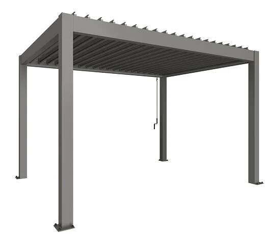 Biohort Pergola 4 x 3 kremeňovo sivá 404,5 x 312 cm