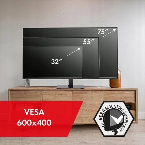 STOJAN, PODSTAVEC, VĚŠÁK, DRŽÁK NA TELEVIZOR, NOHA PRO TV 32-75", PRÉMIOVÁ 40 KG za 680.00CZK - Allegro