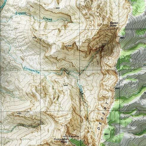 Desert View Grand Canyon Map