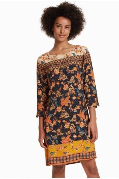 Dámské šaty Desigual Vest Paula Negro