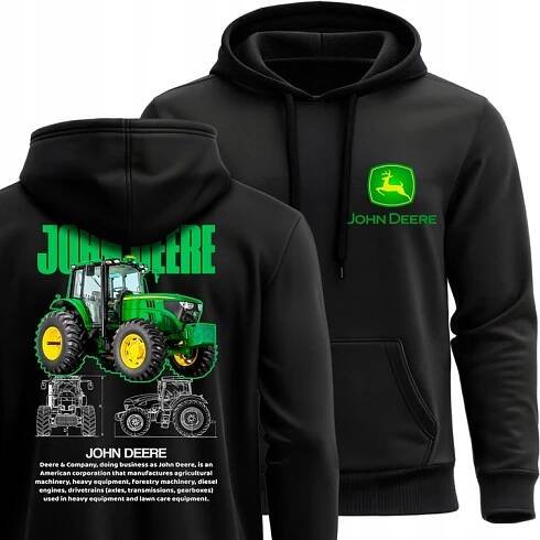 MIKINA JOHN DEERE MIKINA S KAPUCÍ DÁREK farmáře VEL XL