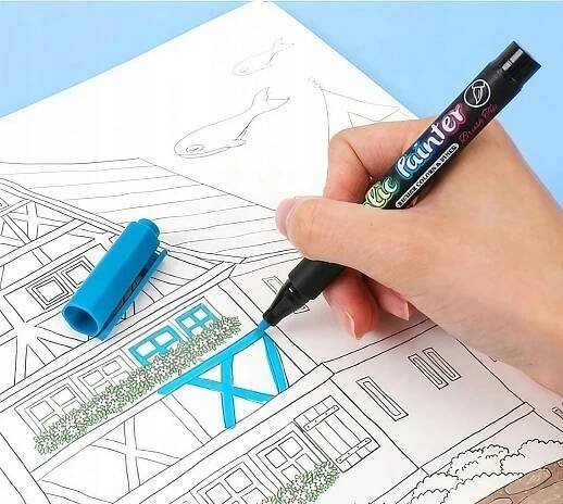 FIXY POPISOVAČE FIXY AKRYLOVÉ BARVA NA KERAMIKU ŠÁLKŮ KAMENŮ Druh popisovače
