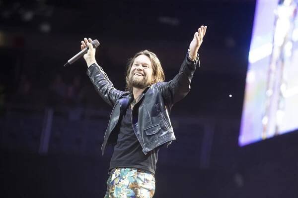 Fotogalerie: Richard Krajčo v pražské O2 areně rozdával radost