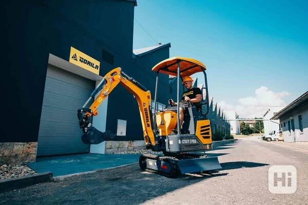 Minibagr české značky GORILA G-12SE I PRO Kubota - bazar - Hyperinzerce.cz