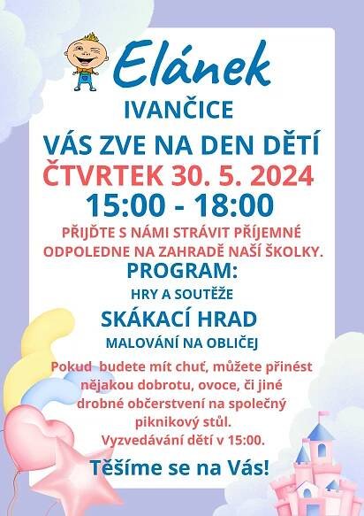 Elánek Elánek Ivančice | Soukromá školka