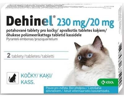 Dehinel pro kočky 230+20mg tbl 30 od 1 263 Kč - Heureka.cz