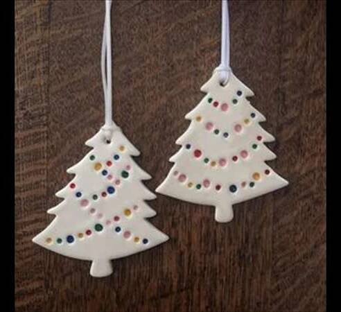 Studený porcelán je skvělý na výrobu nádherných vánočních ozdob a dekorací. Pinterest