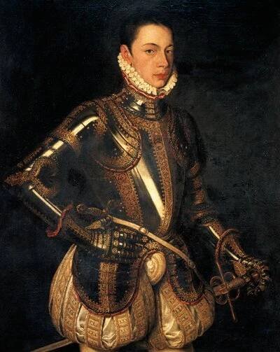 Portrét Alessandra Farnese (olej na plátně) od Alonso Sánchez Coello